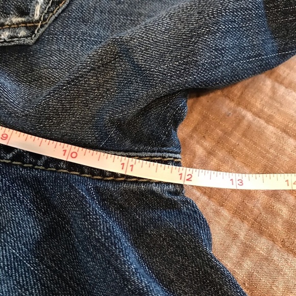 SILVER JEAN CO / "Lola" Flare Distressed Jean size W27/L33 - Picture 12 of 14